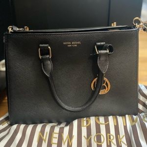 Henri Bendel top turnlock satchel